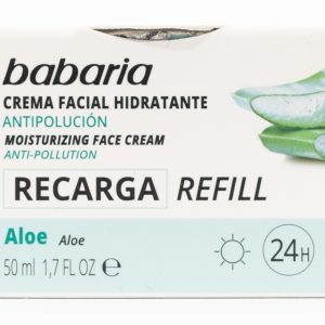 babaria Aloe Vera Feuchtigkeitscreme 50ml Nachfülltiegel - nachhaltige Verpackung