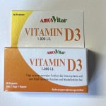 AMOSVITAL Vitamin D3 1.000 i.E. Sonnenvitamin Hochdosiert - 4 Monatspackung