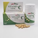 AMOSVITAL Vitamin C + Zink Depot - Kapseln (ohne Titandioxid)