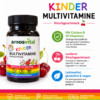 amosvital Kinder Multivitamine mit Kirschgeschmack – Lutschtabletten mit Calcium und 10 Vitaminen, laktosefrei, glutenfrei und vegan