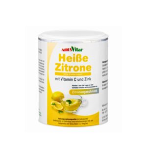 AMOSVITAL Heiße Zitrone - zuckerfrei 150g Dose + Messlöffel