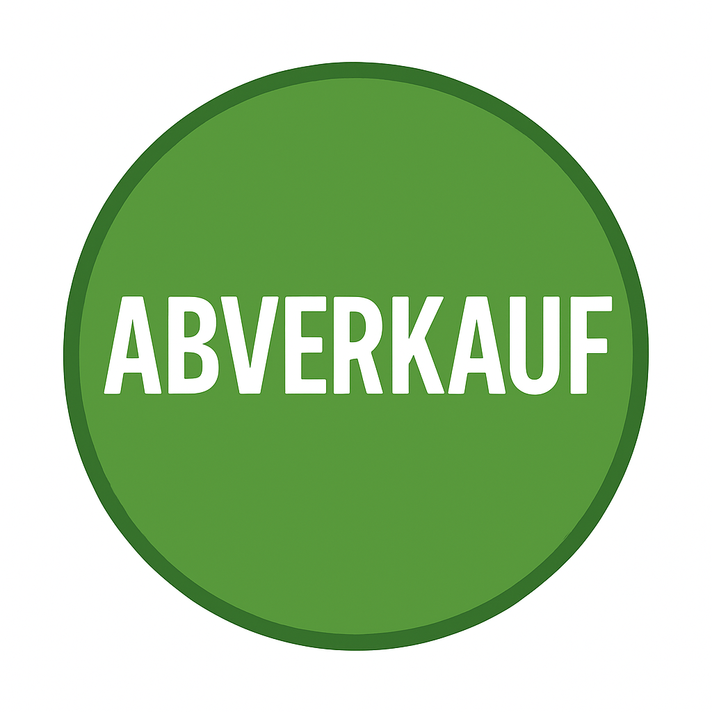 Restbestände – alte Verpackung im Abverkauf