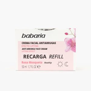 Amosvital Babaria Rosa Mosqueta Anti-Falten Creme im Nachfülltiegel
