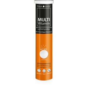 TEMA Multivitamin Brausetablette-vegan - glutenfrei - laktosefrei - ohne Zuckerzusatz